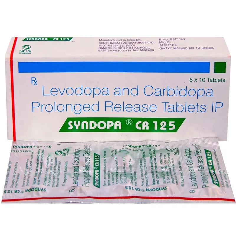 Syndopa 125 supplied packaging
